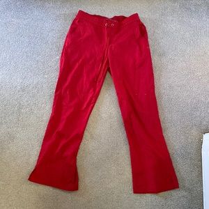 Red Purple Label scrub pants